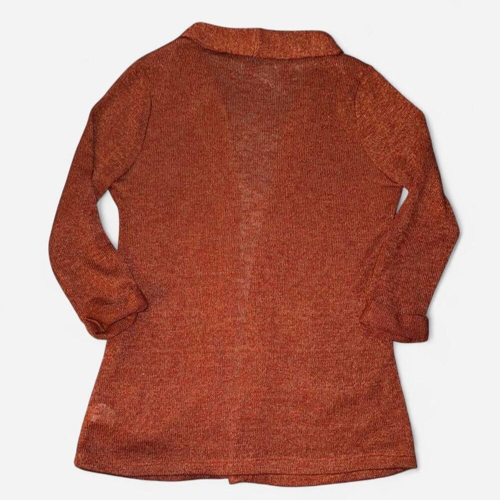 Burnt Orange Forever 21 Lightweight Cardigan, Size Medium - Picture 7 of 7
